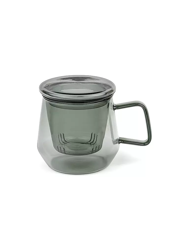 BREDEMEIJER | Teekanne TEA FOR ONE LIVORNO 0,35l Glas Black | schwarz