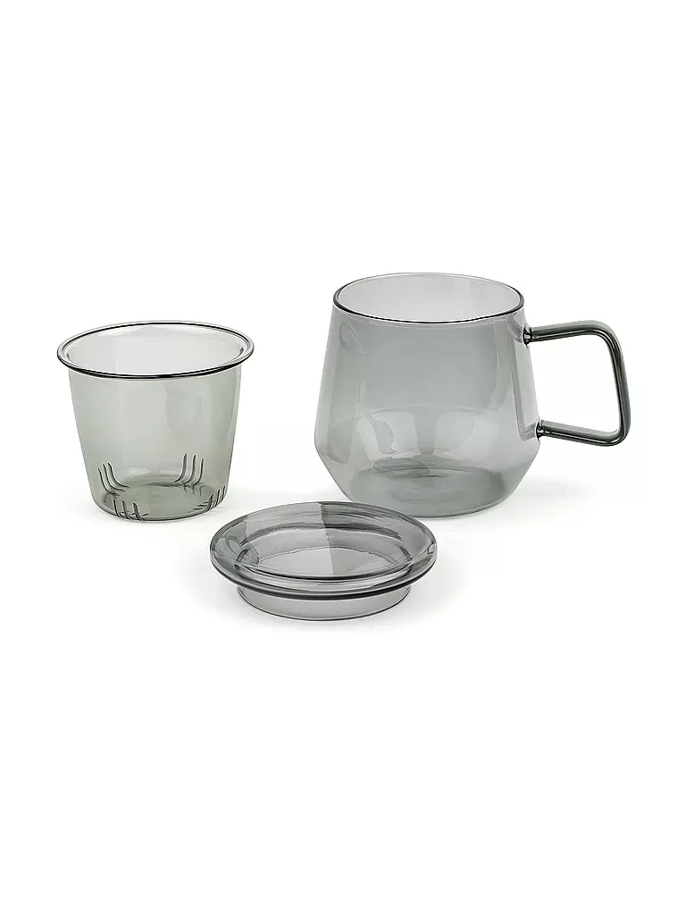 BREDEMEIJER | Teekanne TEA FOR ONE LIVORNO 0,35l Glas Black | grün
