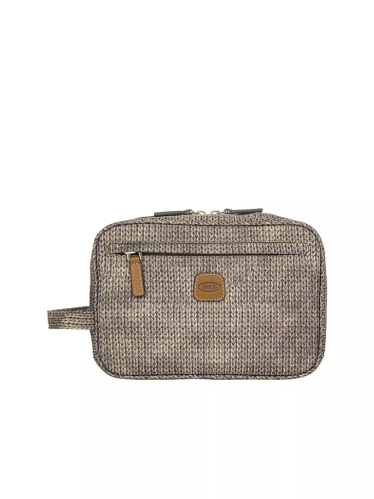 BRICS | Kosmetiktasche X-Bag Wool Nut | hellbraun