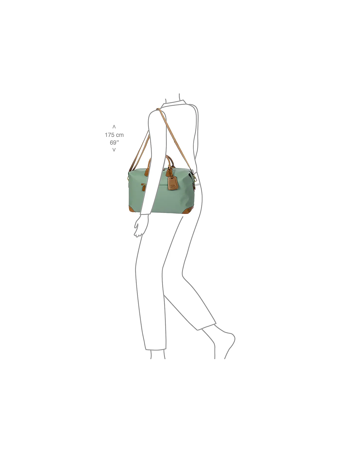 BRICS | Reisetasche - Weekender FIRENZE 43cm | hellgrün