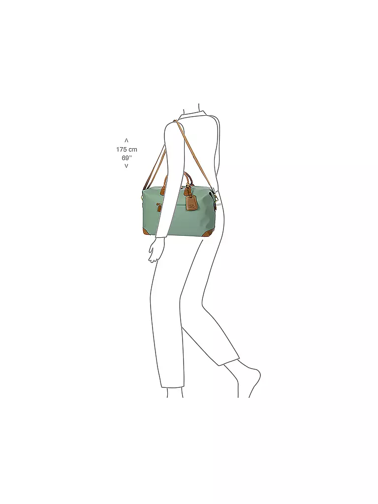 BRICS | Reisetasche - Weekender FIRENZE 43cm | hellgrün