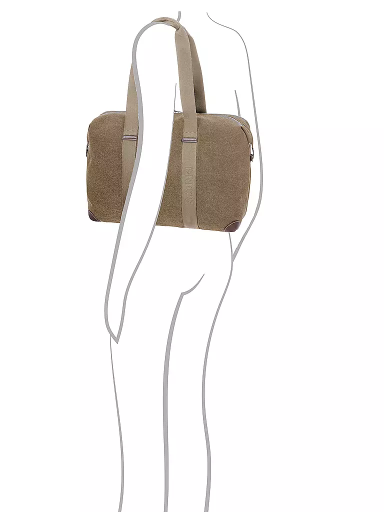 BRICS | Reisetasche Sorrento 43cm Cocoa | rosa