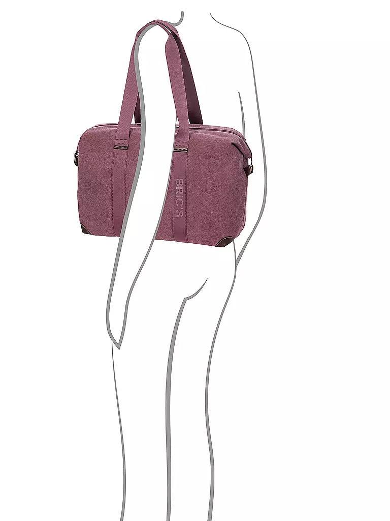 BRICS | Reisetasche Sorrento 43cm Cyclamen | braun