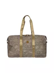 BRICS | Reisetasche X-Travel 55cm Flower Fiori | hellbraun