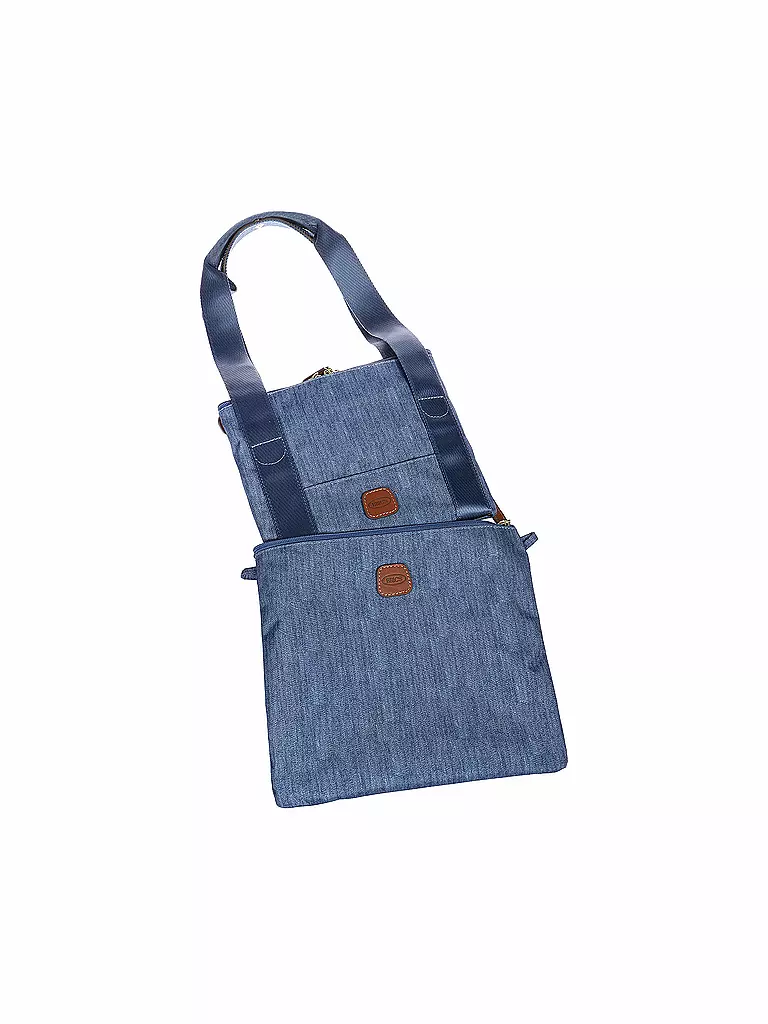 BRICS | Reisetasche X-Travel 55cm Jeans | Blau