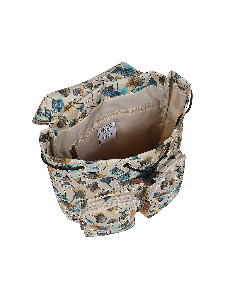 BRICS | Rucksack X-Travel Flowers Fiori | schwarz