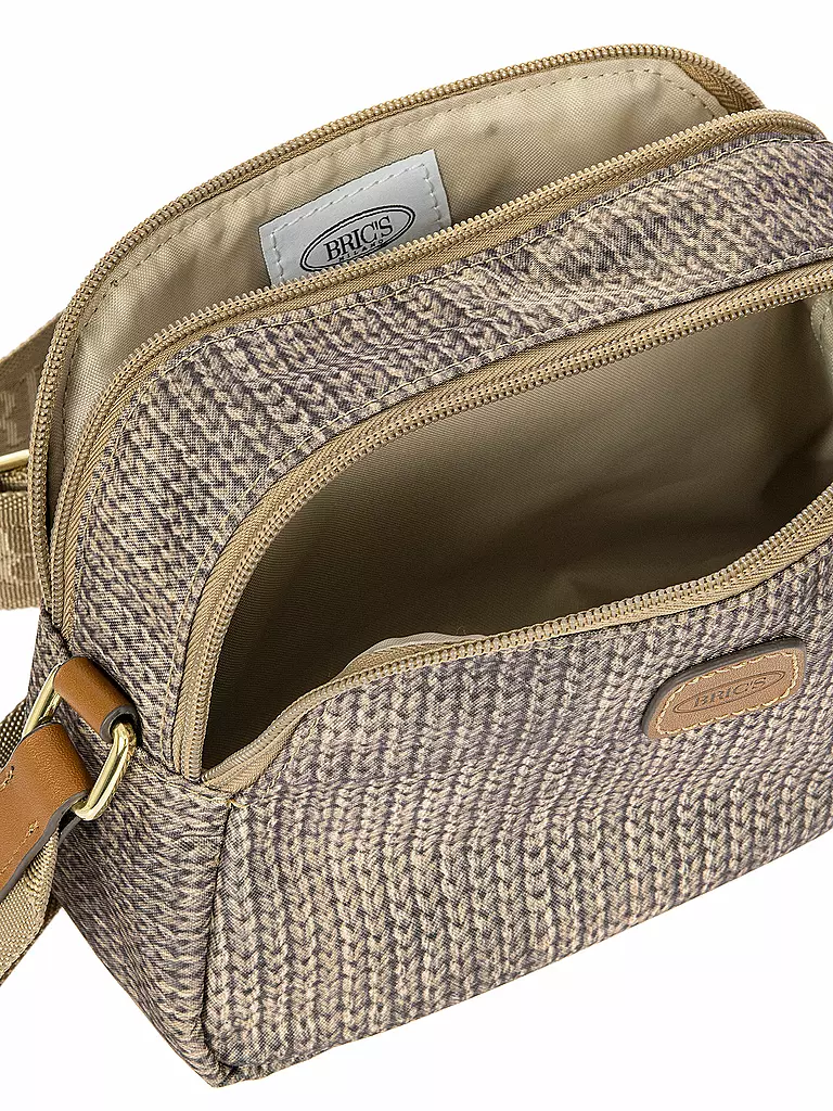 BRICS | Tasche - Umhängetasche X-BAG Small | hellbraun