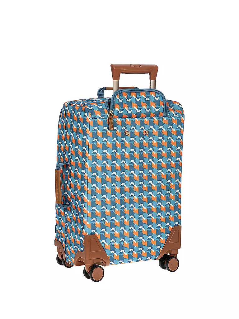 BRICS | Trolley X Travel 55cm Tropical Camou | blau