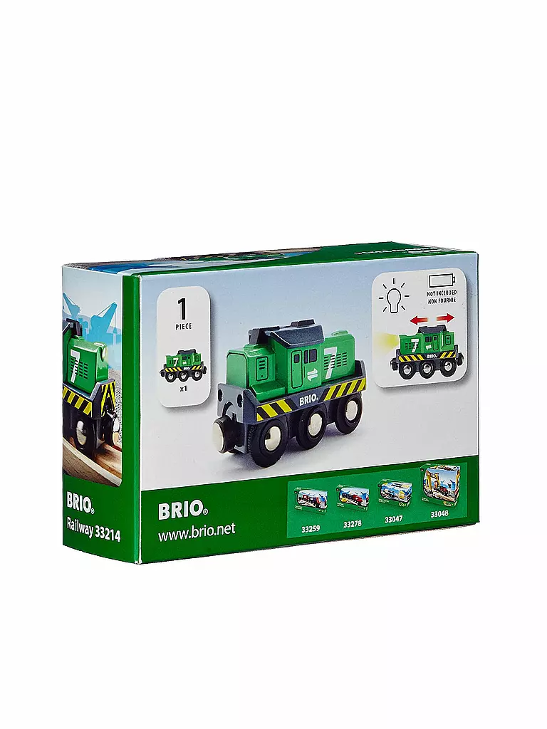 BRIO | Batterie Frachtlok | keine Farbe