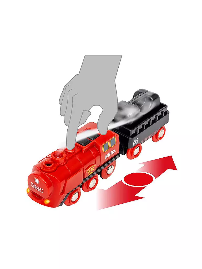 BRIO | Batterie-Dampflok Set | keine Farbe