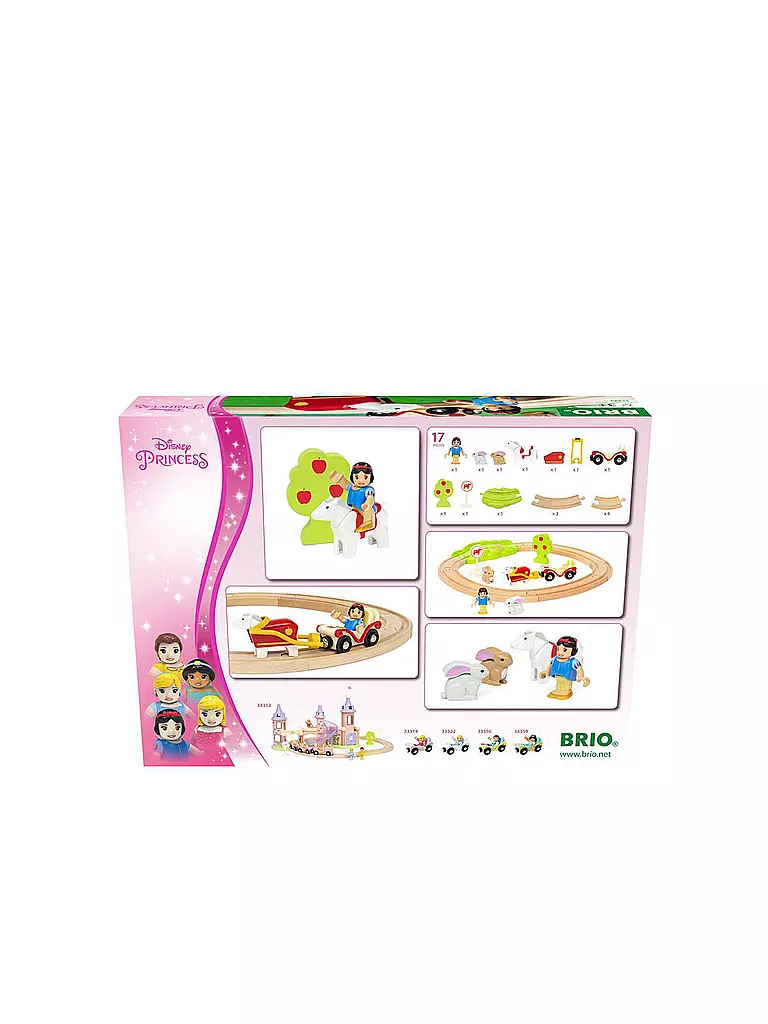 BRIO | Disney Princess 32299 Schneewittchen Eisenbahn-Set | keine Farbe