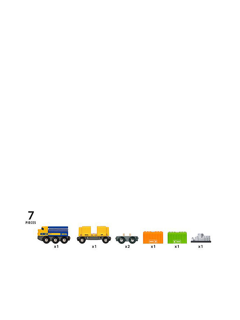 BRIO | Güterzug mit drei Waggons | keine Farbe