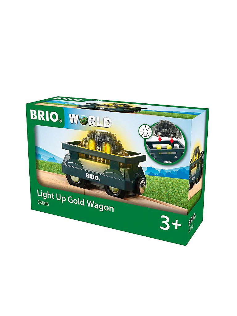 BRIO | Goldwaggon mit Licht 33896 | keine Farbe