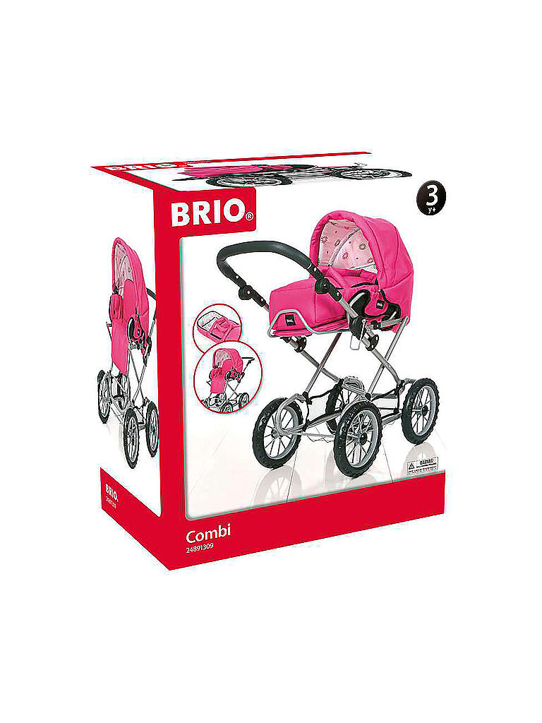 BRIO | Puppenwagen Combi Fuchsia | rot