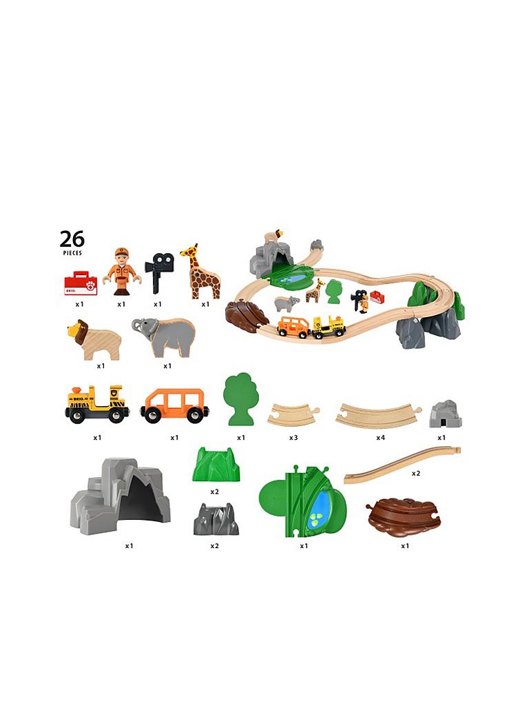 BRIO | Safari Bahn Set | grün
