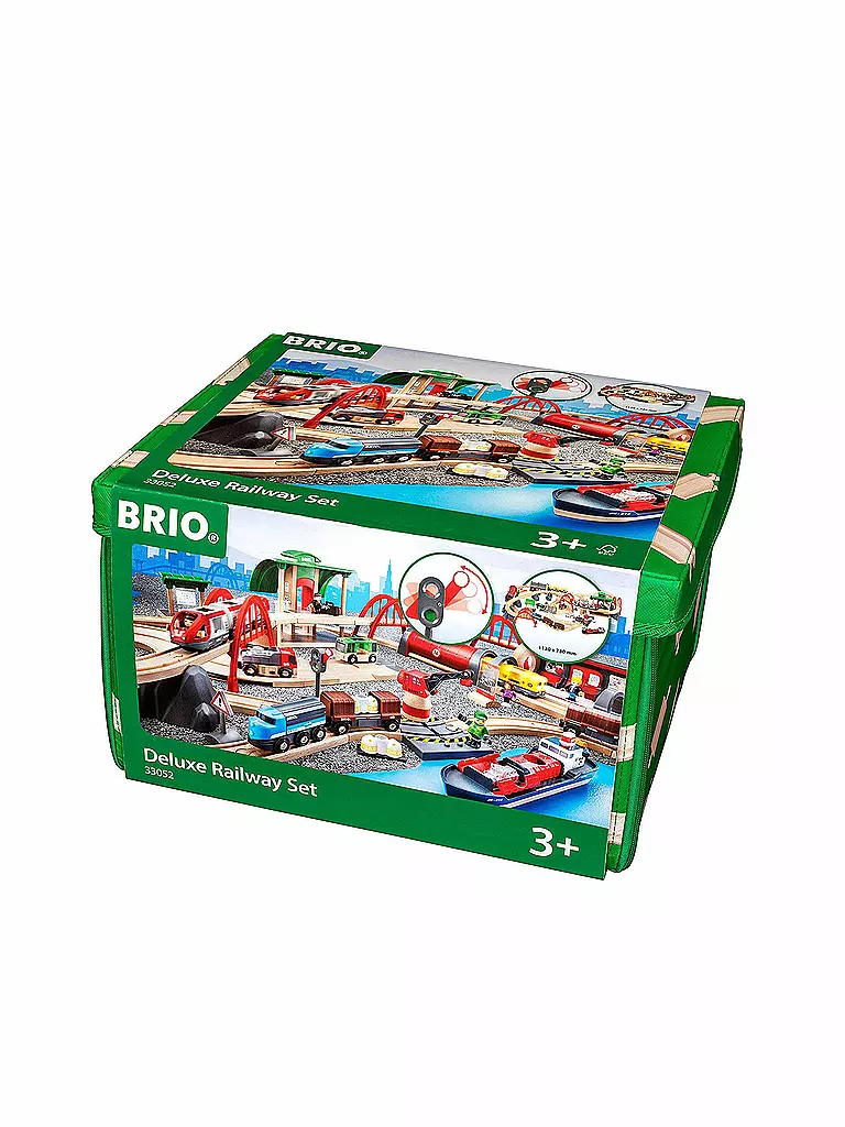 BRIO | Straßen und Schienen - Bahn Set Deluxe – Schienenset | keine Farbe