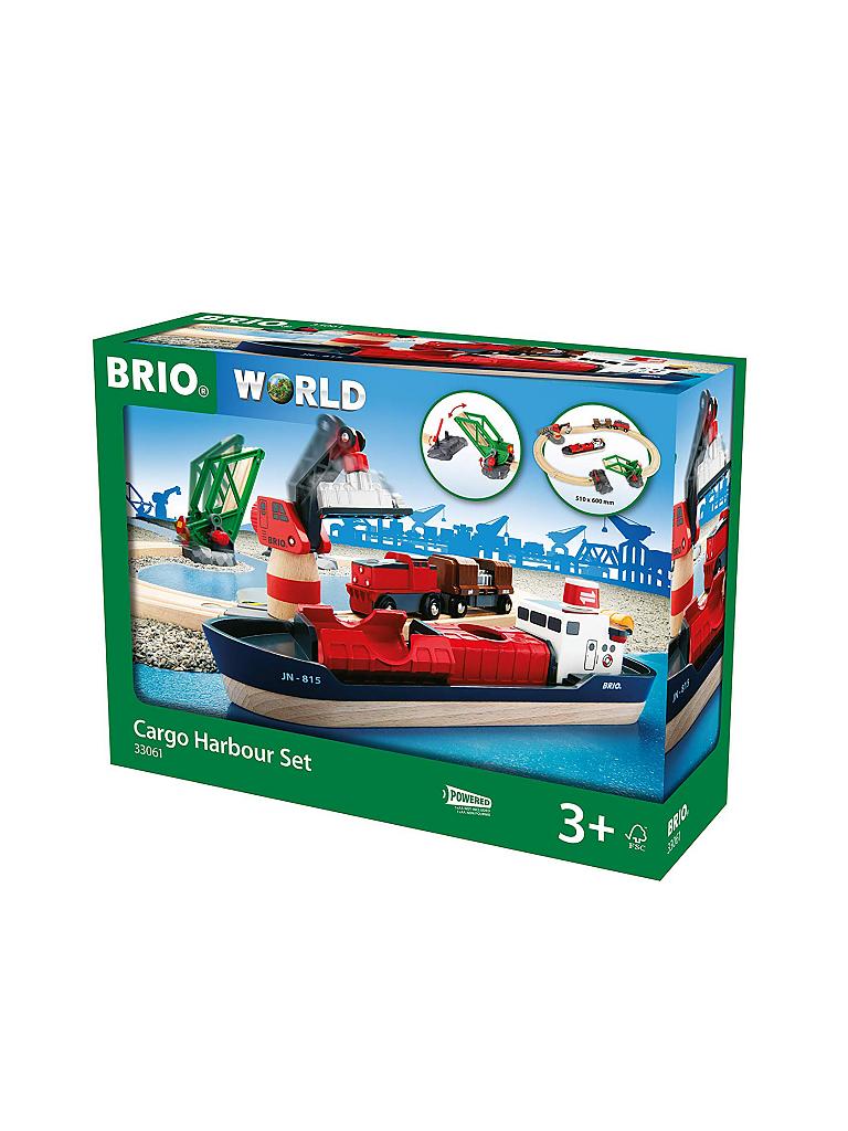 BRIO | World Container Hafen Set 16-tlg. | transparent