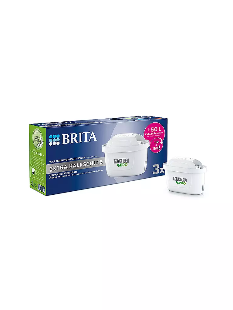BRITA | Filterkartuschen MAXTRA PRO Extra Kalkschutz | weiss