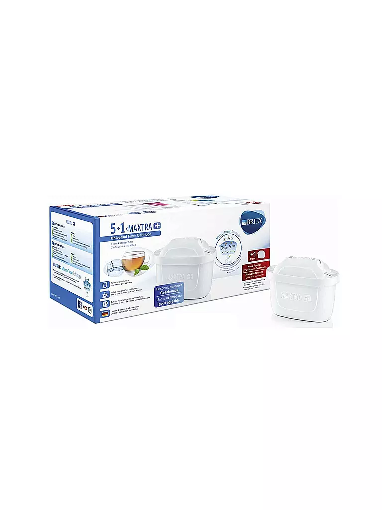 BRITA | Wasserfilter Kartusche Maxtra 5+1 Gratis (weiss) | weiss