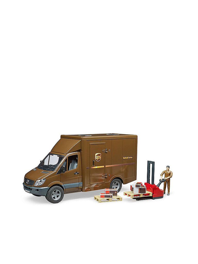 BRUDER Mercedes Benz Sprinter UPS mit Fahrer 2538 Profi