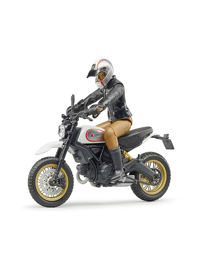 BRUDER Scrambler Ducaterpillari Desert Sled mit Fahrer 63051