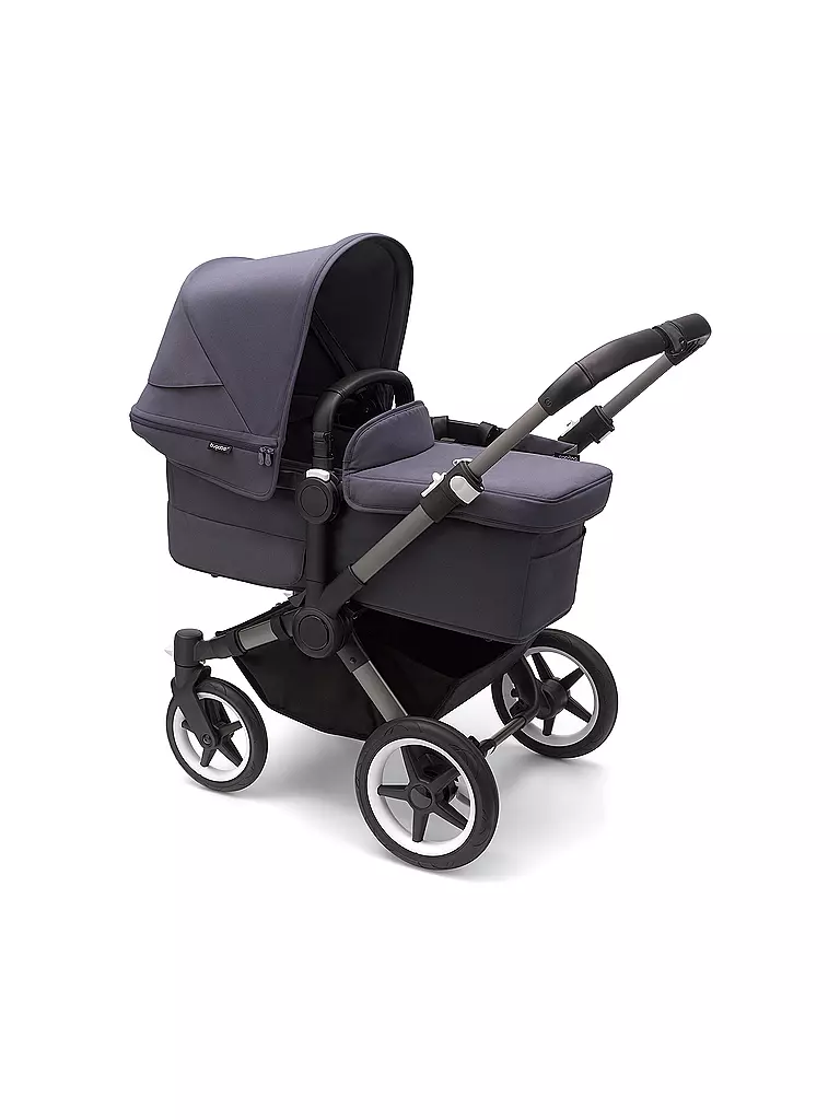 BUGABOO | Kinderwagen DONKEY 5 Mono Komplett Graphit / Sturmblau | dunkelblau