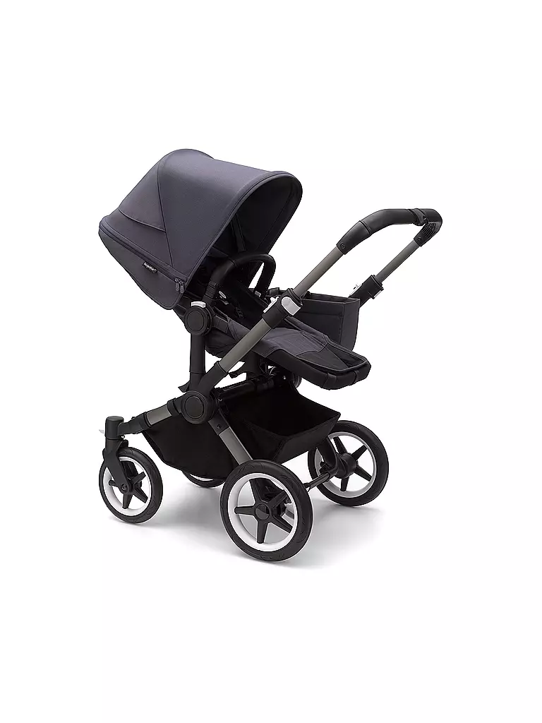 BUGABOO | Kinderwagen DONKEY 5 Mono Komplett Graphit / Sturmblau | dunkelblau