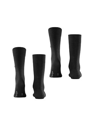 BURLINGTON | Herren Socken EVERYDAY 2-er Pkg. 40-46 black
