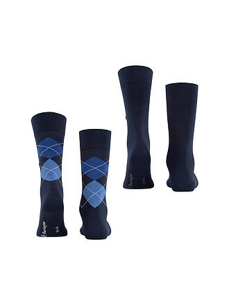 BURLINGTON | Herren Socken EVERYDAY 2-er Pkg. 40-46 marine