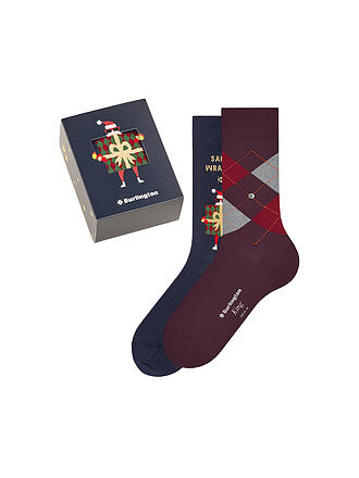 BURLINGTON | Herren Socken 2-er Pkg. X-MAS GIFT BOX 40-46 sortiment