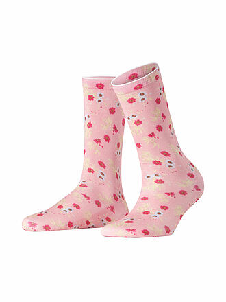 BURLINGTON | Socken FLORAL ROMANCE 36-41 powder pink
