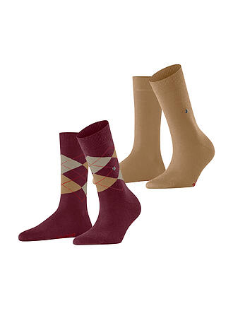BURLINGTON | Damen Socken EVERYDAY 2-er Pkg 36-41 wine
