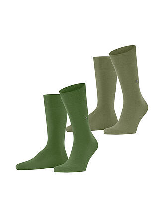 BURLINGTON | Herren Socken EVERYDAY 2-er Pkg. 40-46 cactus