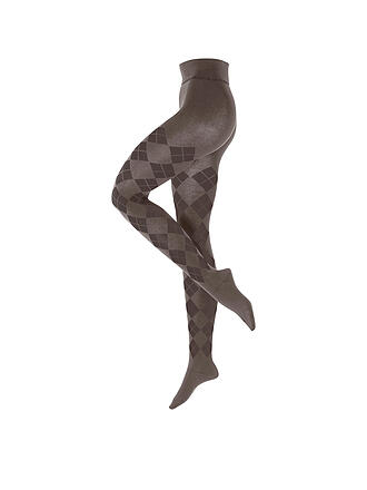 BURLINGTON | Strickstrumpfhose ELEGANT ESSENCE maple brown