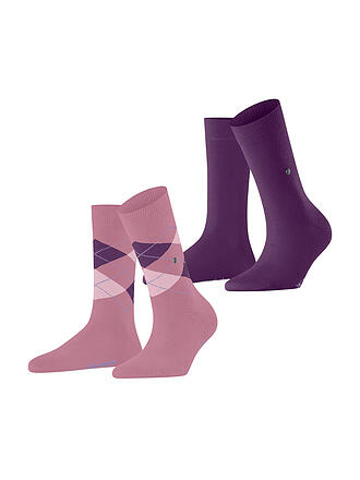 BURLINGTON | Damen Socken EVERYDAY 2-er Pkg 36-41 english rose