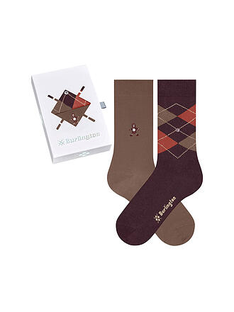 BURLINGTON | Damen Socken Geschenkebox 2er Pkg 36-41 EVERYDAY X-MAS BOX mouline