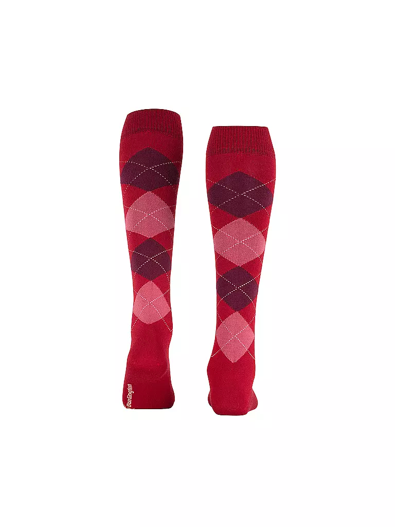 BURLINGTON | Damen Kniestrümpfe MARYLEBONE 36-40 cranberry  | rot