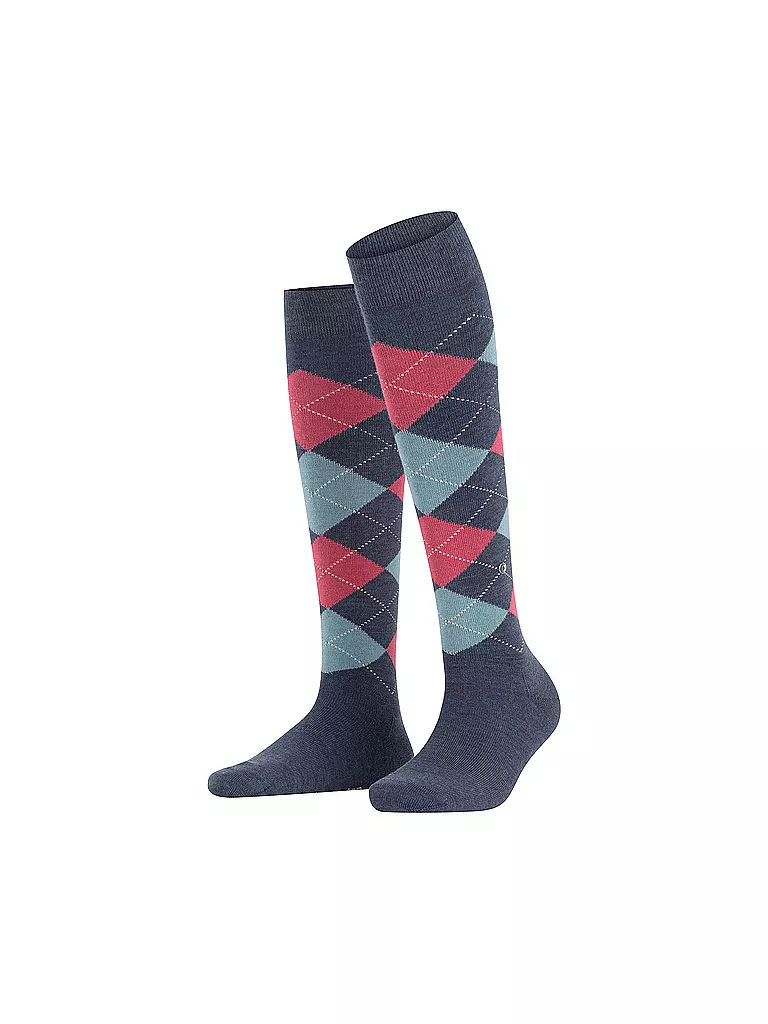 BURLINGTON | Damen Kniestrümpfe MARYLEBONE 36-40 dark blue mel | blau