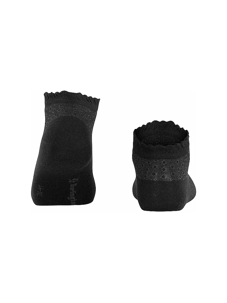 BURLINGTON | Damen Sneaker Socken MONTROSE 36-41 black | hellgrün