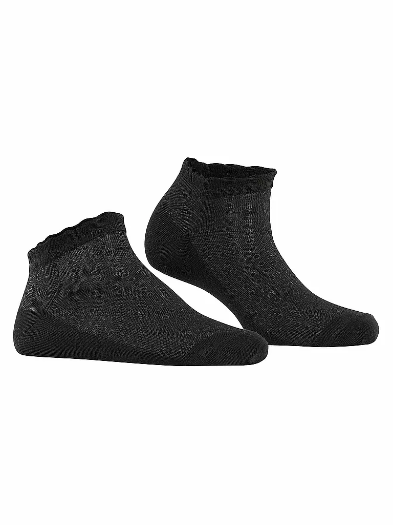 BURLINGTON | Damen Sneaker Socken MONTROSE 36-41 black | hellgrün