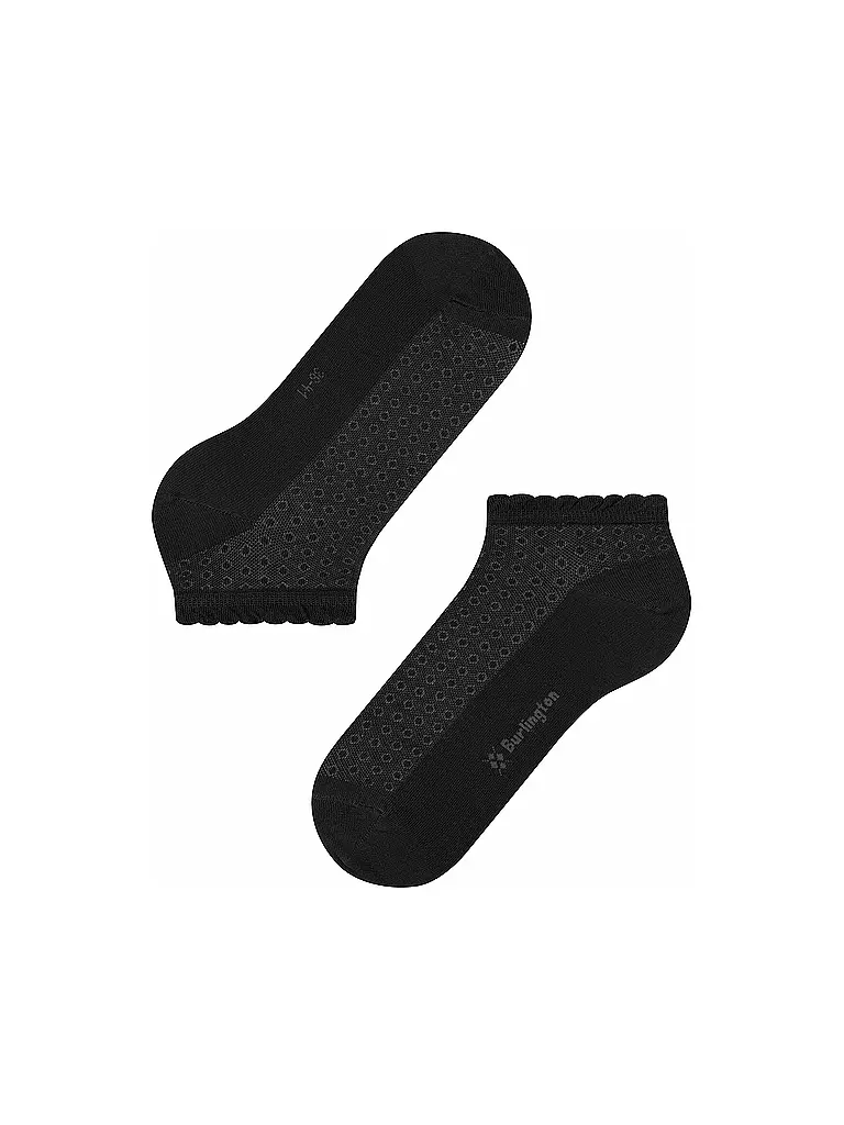 BURLINGTON | Damen Sneaker Socken MONTROSE 36-41 black | hellgrün