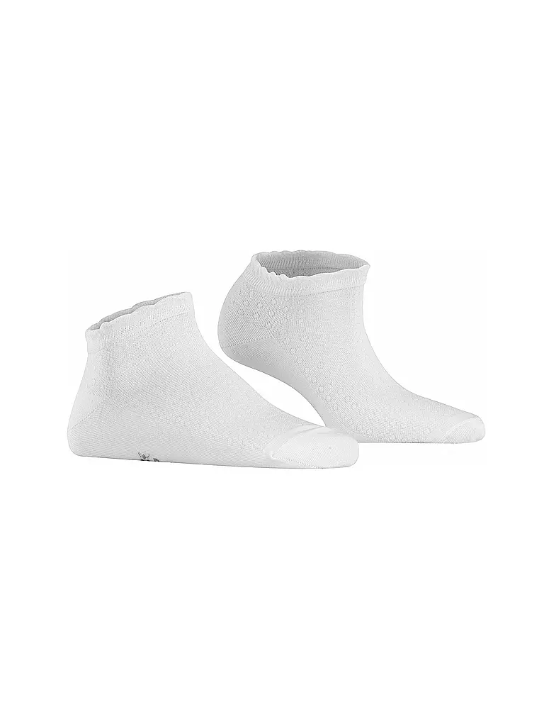 BURLINGTON | Damen Sneaker Socken MONTROSE 36-41 white | hellgrün