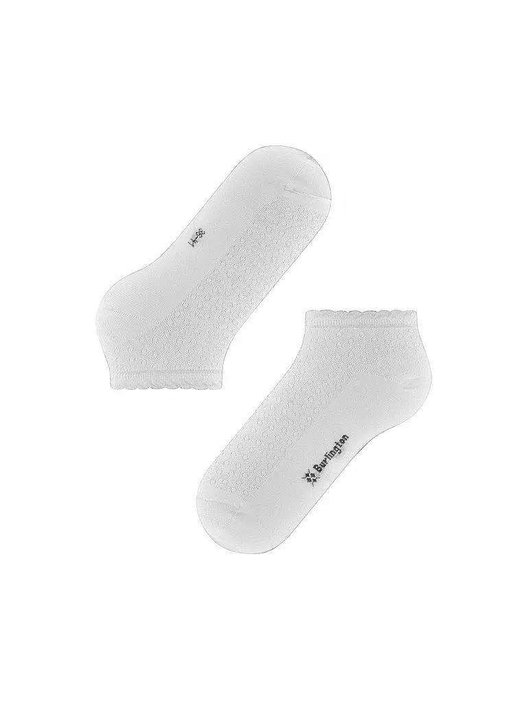 BURLINGTON | Damen Sneaker Socken MONTROSE 36-41 white | hellgrün