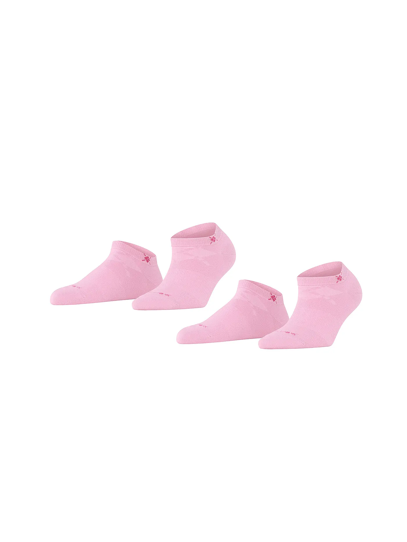 BURLINGTON | Damen Sneaker-Socken 2er Pkg. EVERYDAY 36-41 black | rosa