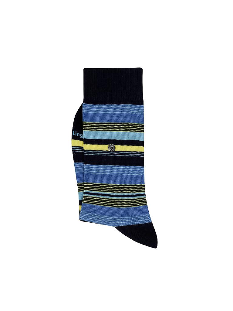 BURLINGTON | Damen Socken 36-41 "Stripe"  (Marine) | blau