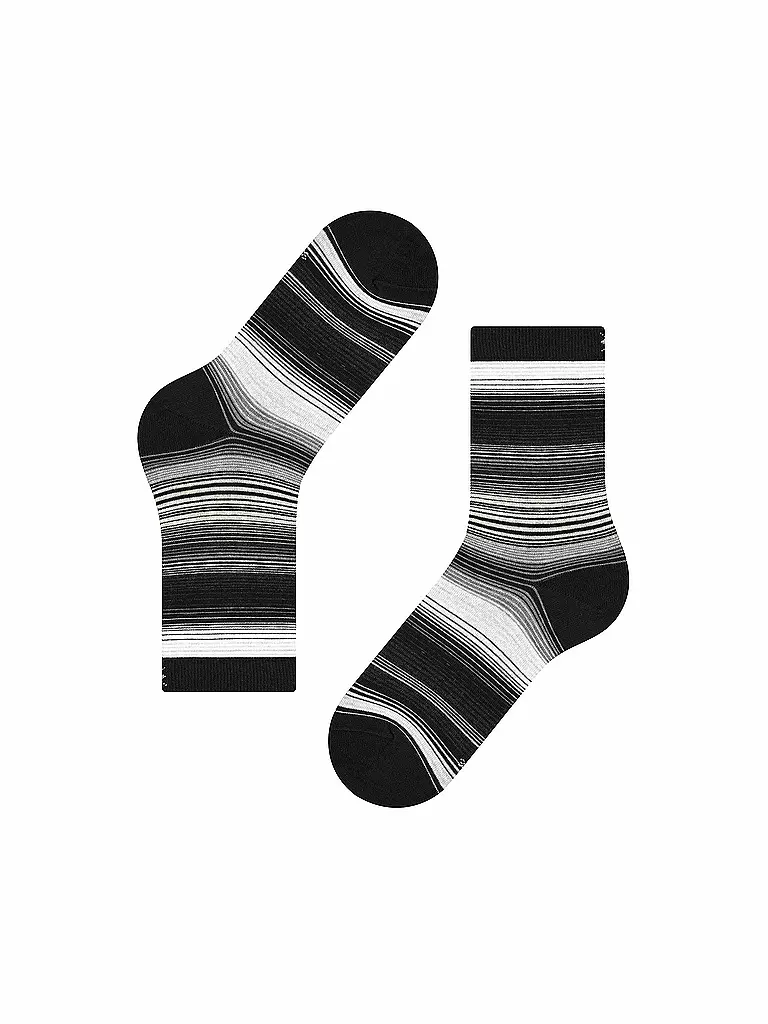 BURLINGTON | Damen Socken 36-41 STRIPE black | schwarz