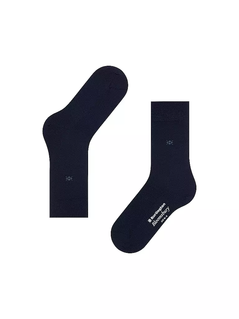 BURLINGTON | Damen Socken BLOOMSBURY 36-41 marine | schwarz