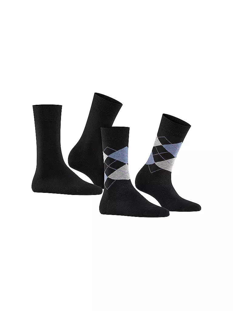 BURLINGTON | Damen Socken EVERYDAY 2-er Pkg 36-41 black | beige