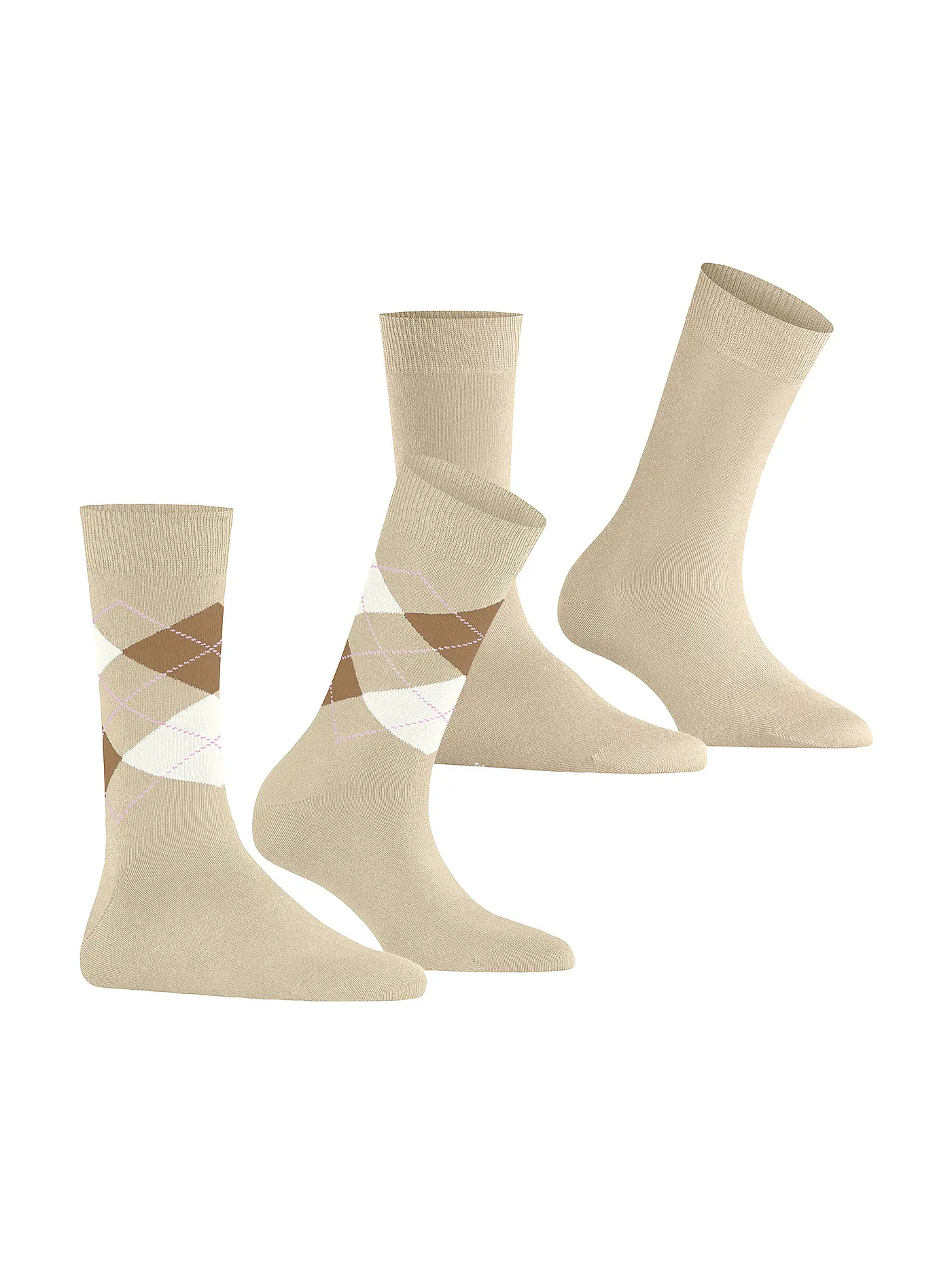 BURLINGTON | Damen Socken EVERYDAY 2-er Pkg 36-41 cream | beige