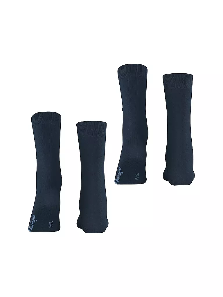 BURLINGTON | Damen Socken EVERYDAY 2-er Pkg. 36-41 marine | blau